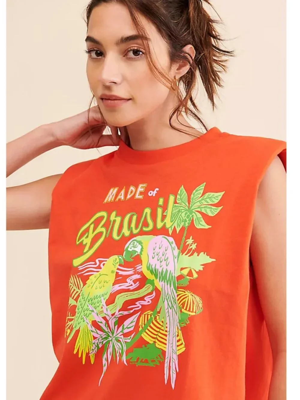FARM Rio Brasil Graphic T-Shirt Dress